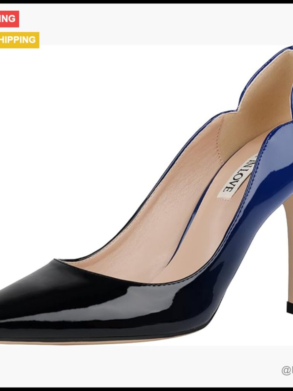 Faux Leather Pointed Toe Pumps With 3.5" Stiletto Heel